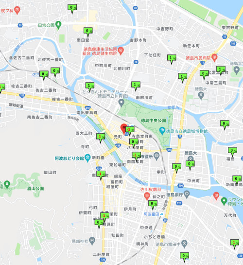 一番町周辺の公示地価変動率