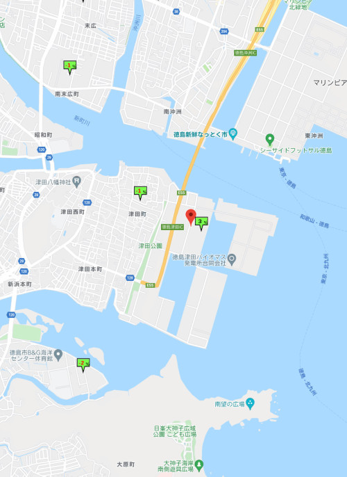 津田海岸町周辺の公示地価変動率